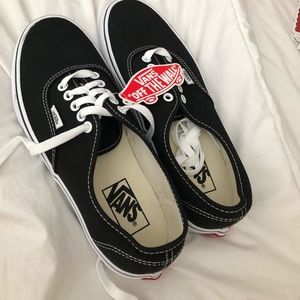 black authentic vans WILL TAKE $30 ON VENMO